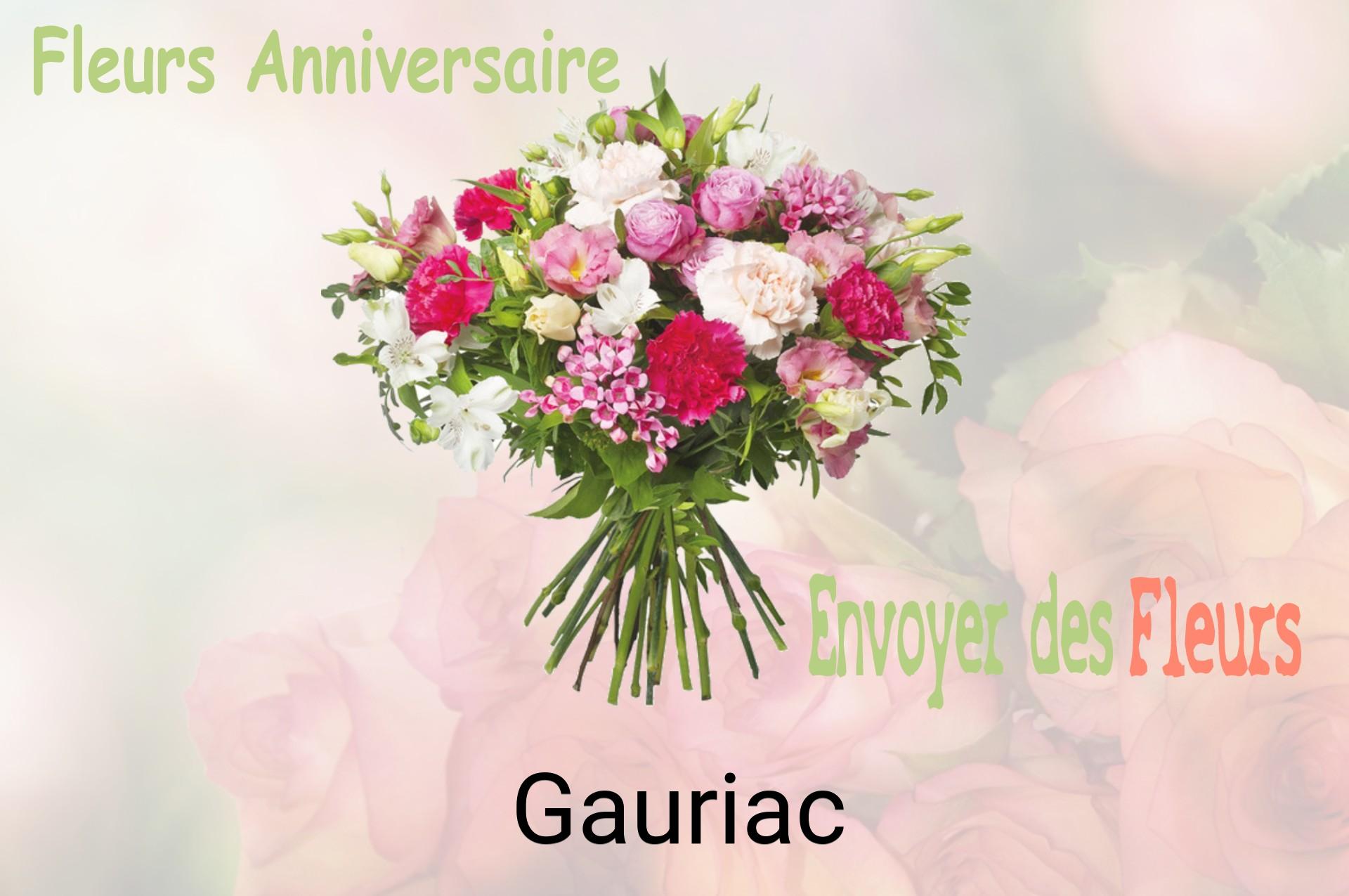 Bouquet de fleurs d’anniversaire livré à Gauriac