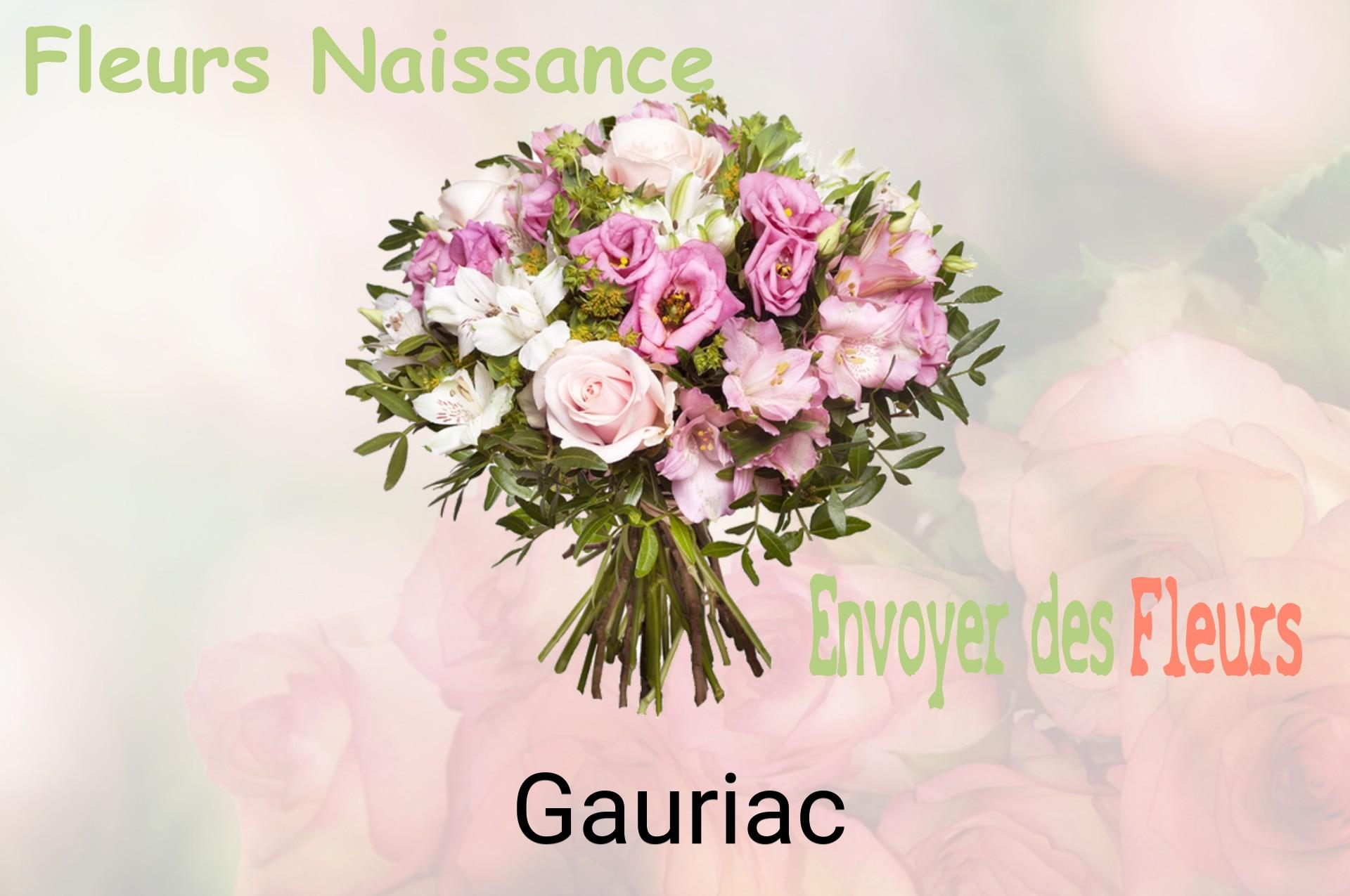 Bouquet de fleurs de naissance livré à Gauriac