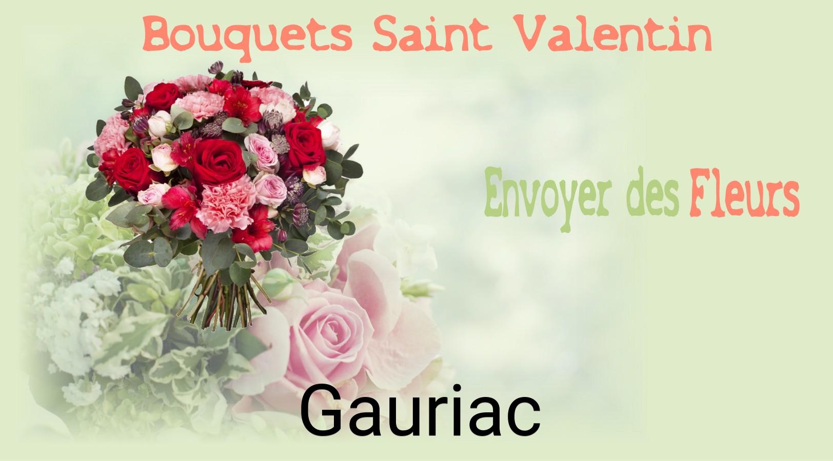 Roses de Saint-Valentin livrées à Gauriac